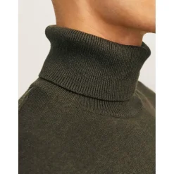Men's Knitted Roll Neck Jumper