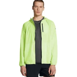Men's Launch Lightweight Water Resistant Wind Resistant Packable Performance Running Jacket
