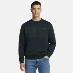 Men's Lewis Cotton Long Sleeve Crew Sweatshirt