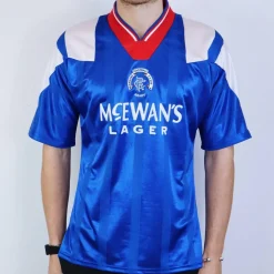 Mens Licensed Retro Football Shirt Rangers