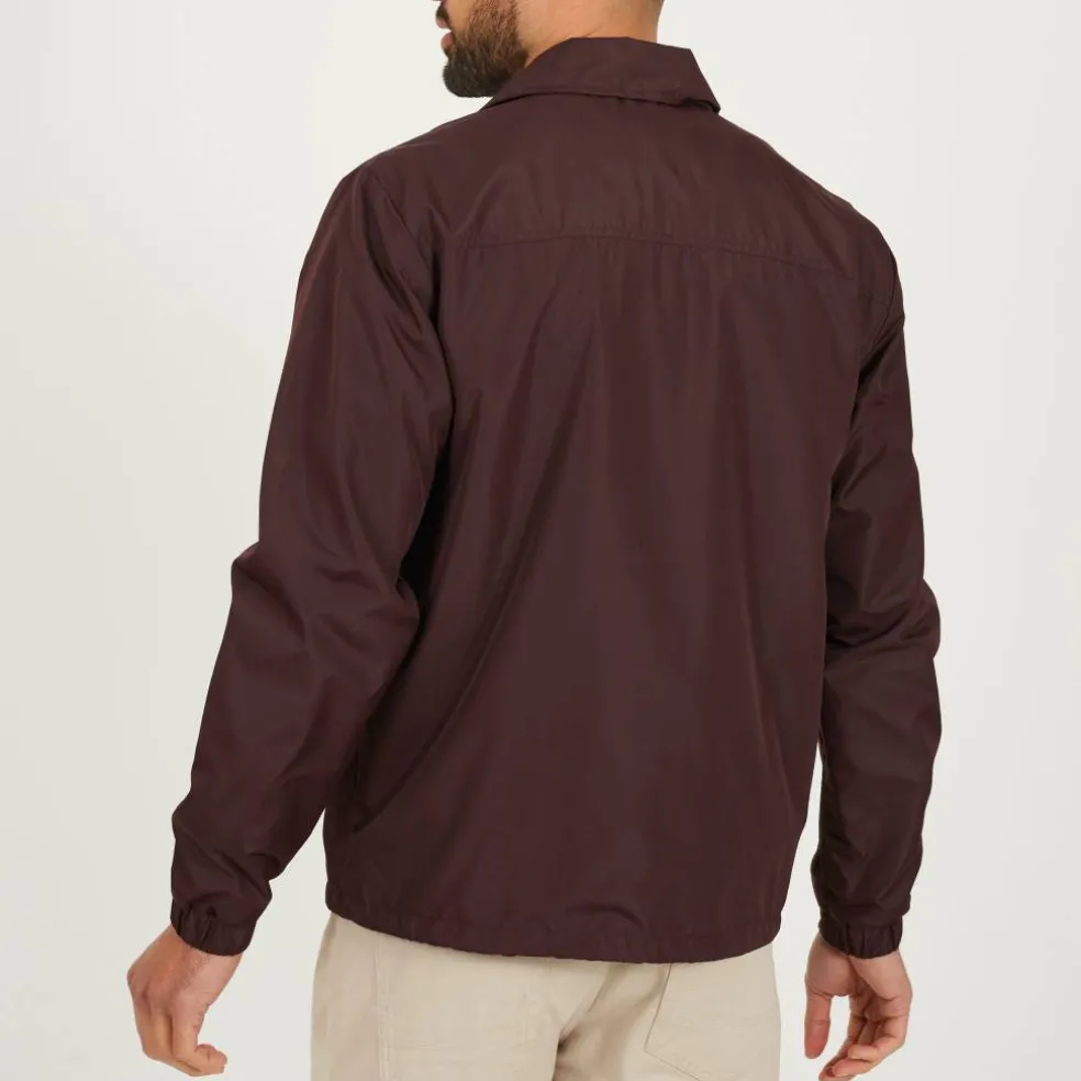 Mens Lightweight Coach Jacket with Drawcord Hem