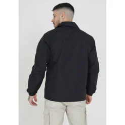 Mens Lightweight Coach Jacket with Drawcord Hem