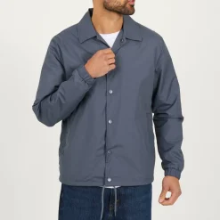 Mens Lightweight Coach Jacket with Drawcord Hem