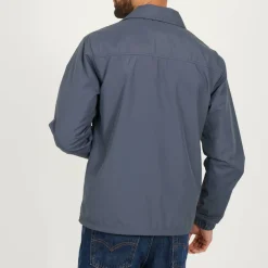Mens Lightweight Coach Jacket with Drawcord Hem