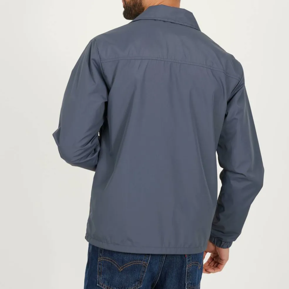 Mens Lightweight Coach Jacket with Drawcord Hem