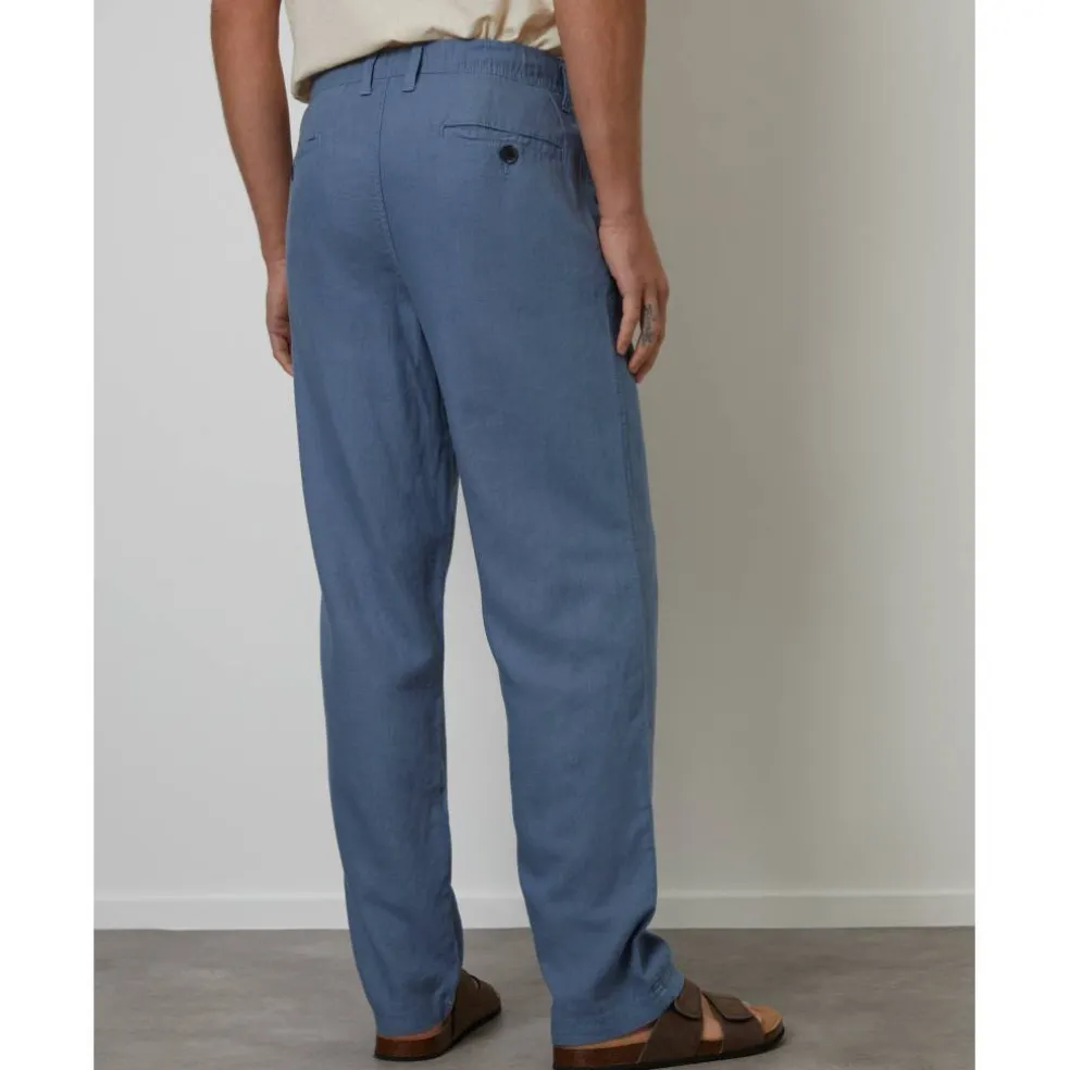 Men's Linen Straight Leg Trouser