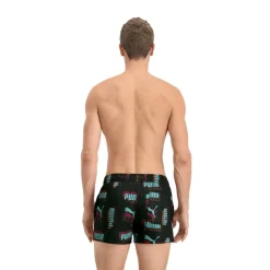 Men's Logo Print Swim Shorts