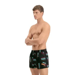 Men's Logo Print Swim Shorts