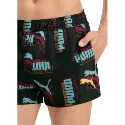 Men's Logo Print Swim Shorts