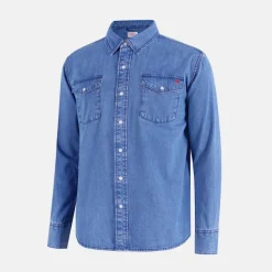 Men's Long Sleeve Denim Shirt