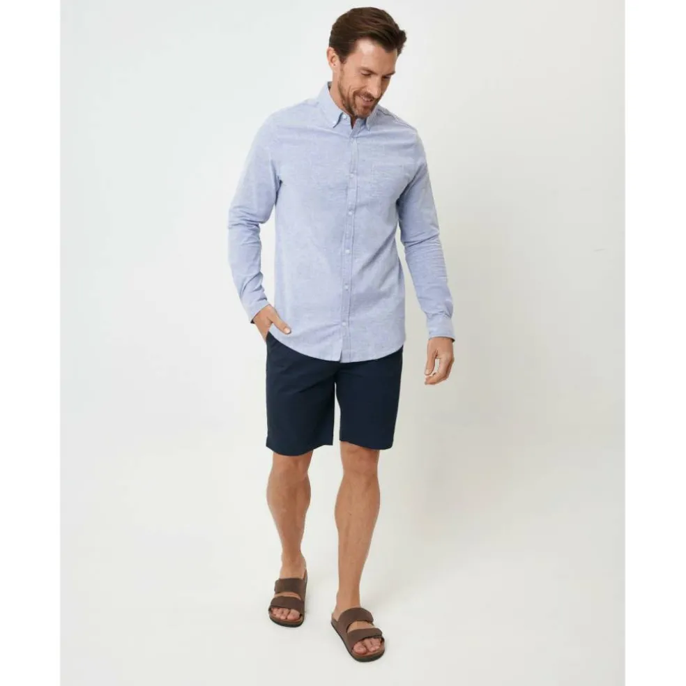 Men's Long-Sleeve Oxford Shirt
