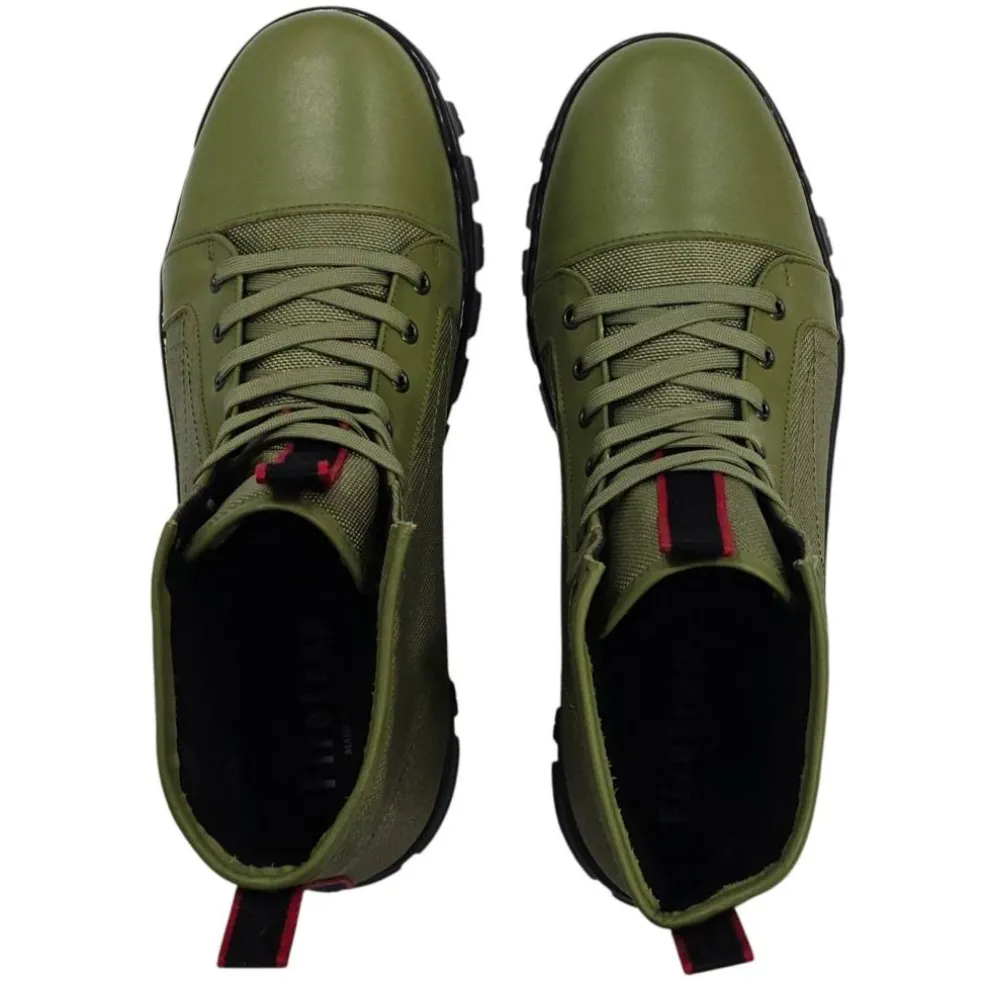Men's Lucas Leather Ankle Lace Up Hiker Rugged Boots