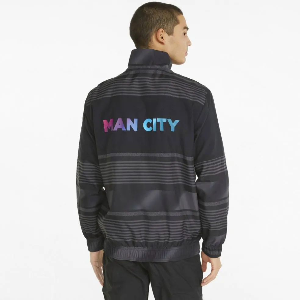 Men's Manchester City Licensed Rain Anorak Jacket