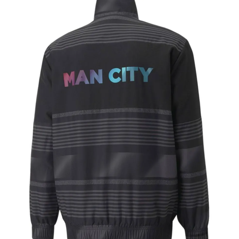 Men's Manchester City Licensed Rain Anorak Jacket
