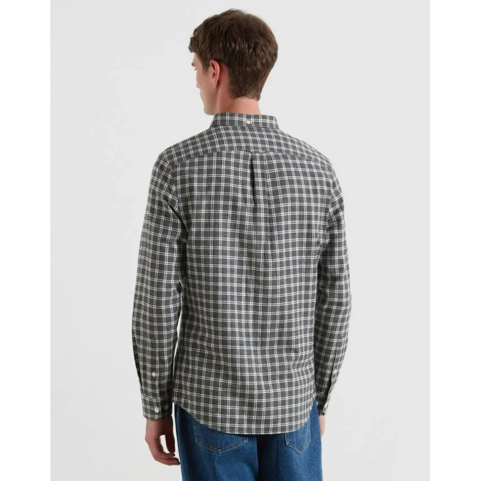 Men's Milners Check Long Sleeve Patterned Shirt