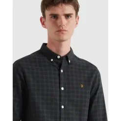 Men's Milners Check Long Sleeve Patterned Shirt