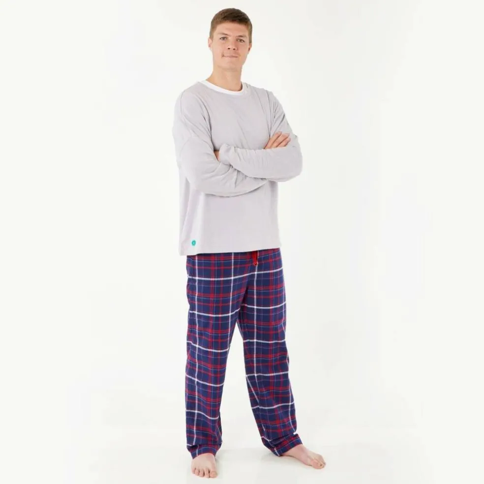 Mens Organic Brushed Cotton Lounge Trousers