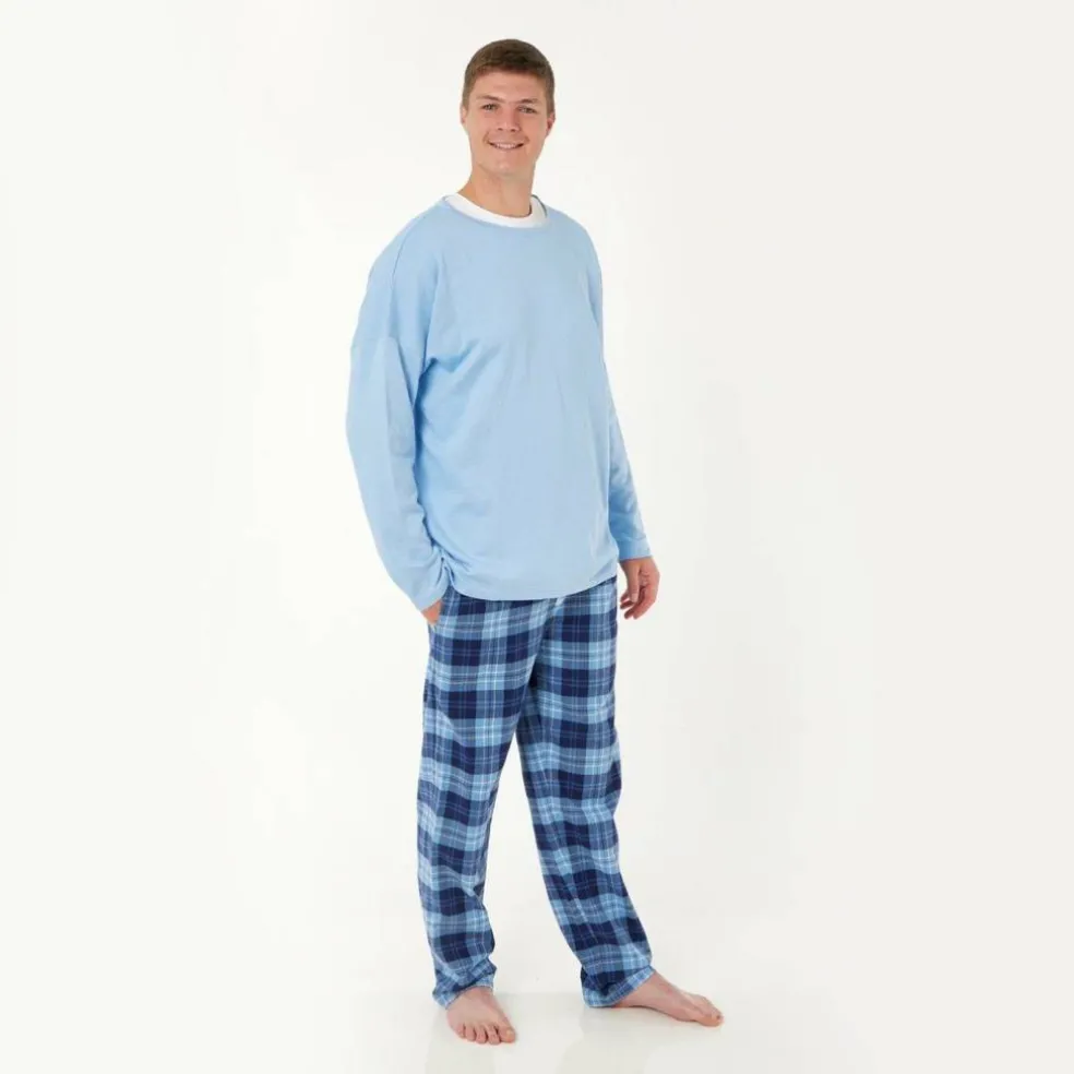 Mens Organic Brushed Cotton Lounge Trousers