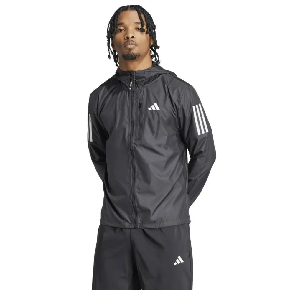 Men's Own The Run Wind Resistant Reflective Long Sleeve Performance Running Jacket