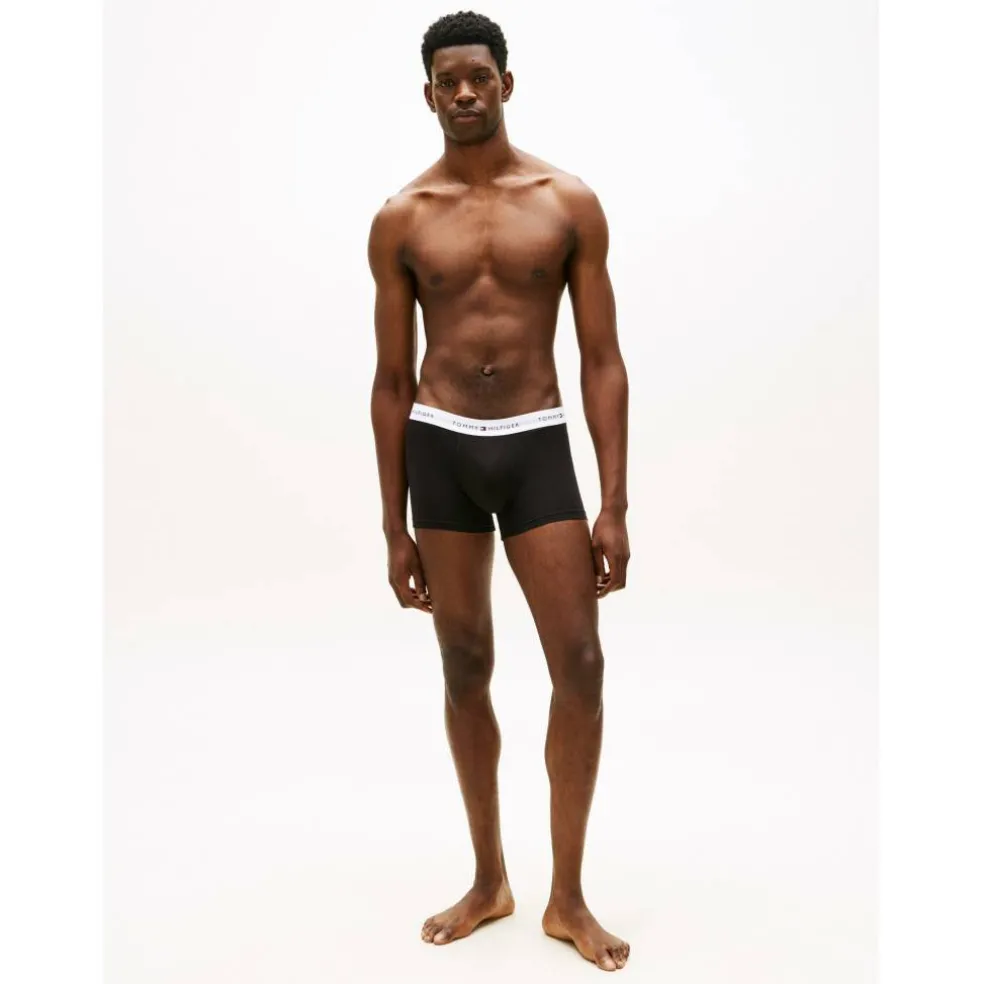 Mens 7-Pack Signature Repeat Logo Waistband Trunks