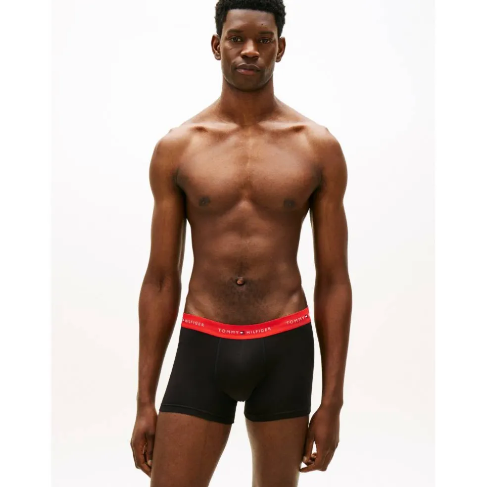 Mens 7-Pack Signature Repeat Logo Waistband Trunks