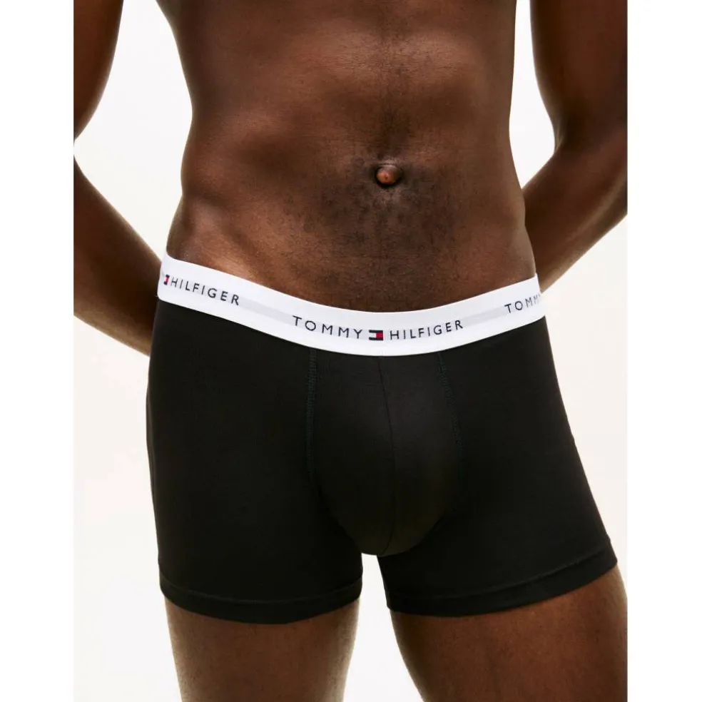 Mens 7-Pack Signature Repeat Logo Waistband Trunks