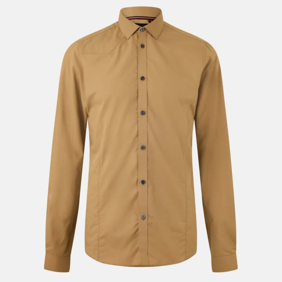 Men's Pencil Long-Sleeve Plain Shirt
