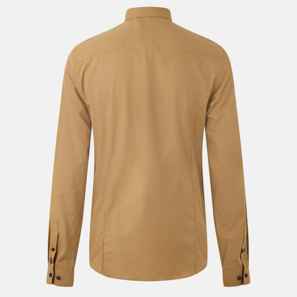 Men's Pencil Long-Sleeve Plain Shirt