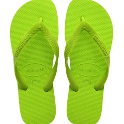 Men's Pink Electric Flip Flops