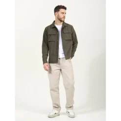 Mens 4 Pocket Long Sleeve Shacket