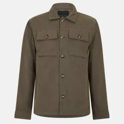 Mens 4 Pocket Long Sleeve Shacket