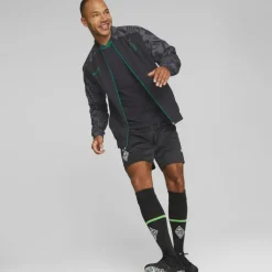 Men's Prematch Borussia Monchengladbach Waterproof Lightweight Rain Anorak