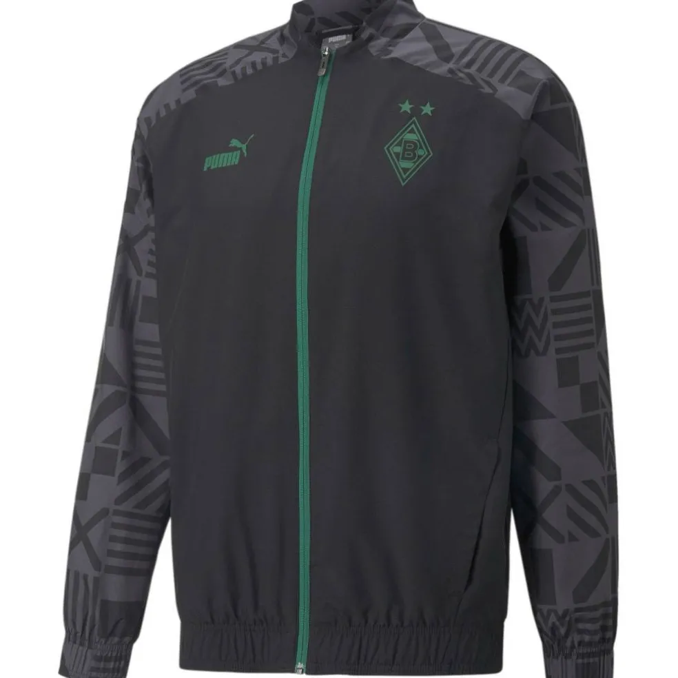 Men's Prematch Borussia Monchengladbach Waterproof Lightweight Rain Anorak