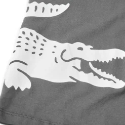 Men's Printed Cotton Lounge Short Sleeve Pyjama Top