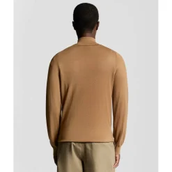 Men's Quarter Zip Knitted Jumper
