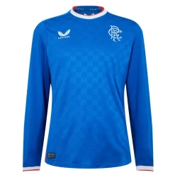 Men's Rangers Home Long-Sleeve Replica Football Shirt