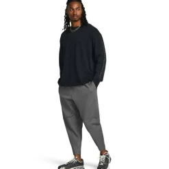 Men's Ribbed Open Hem Fleece Joggers