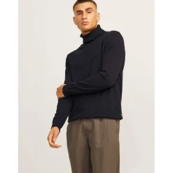 Men's Roll Neck Knitted Jumper