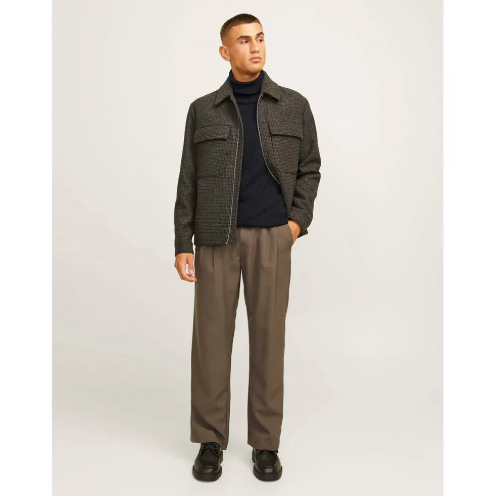 Men's Roll Neck Knitted Jumper