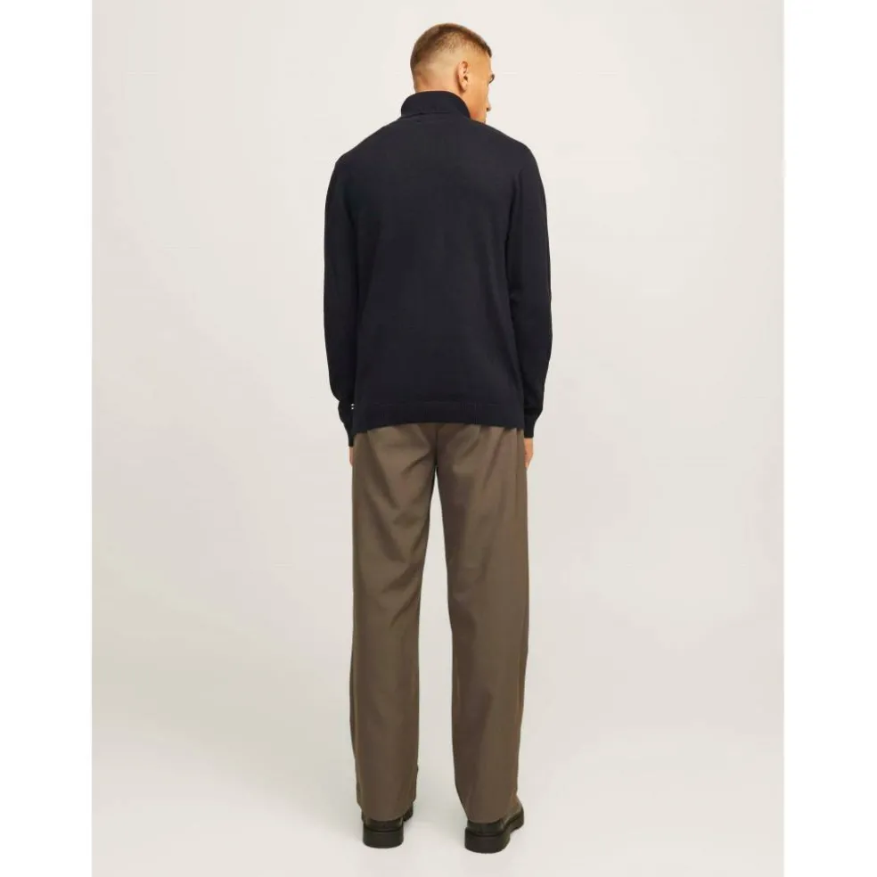 Men's Roll Neck Knitted Jumper