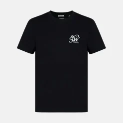 Men's Script Cotton Short Sleeve Crew Neck Oversized T-Shirt