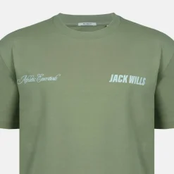 Men's Script Mix Cotton Short Sleeve Oversized T-Shirt