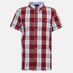 Men's Short-Sleeve Patterned Shirt