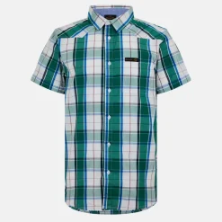 Men's Short-Sleeve Patterned Shirt