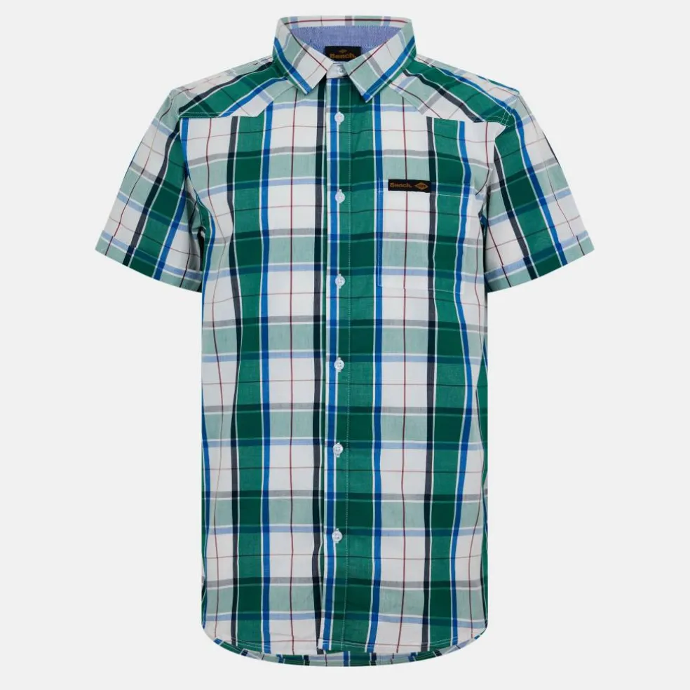 Men's Short-Sleeve Patterned Shirt