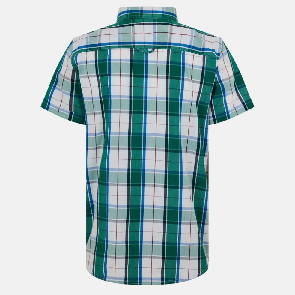Men's Short-Sleeve Patterned Shirt