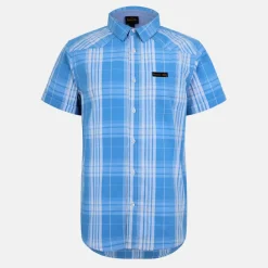 Men's Short-Sleeve Patterned Shirt