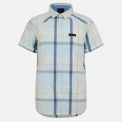 Men's Short-Sleeve Patterned Shirt