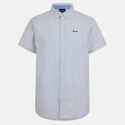 Men's Short-Sleeve Patterned Shirt