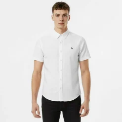 Men's Short Sleeve Plain Shirt